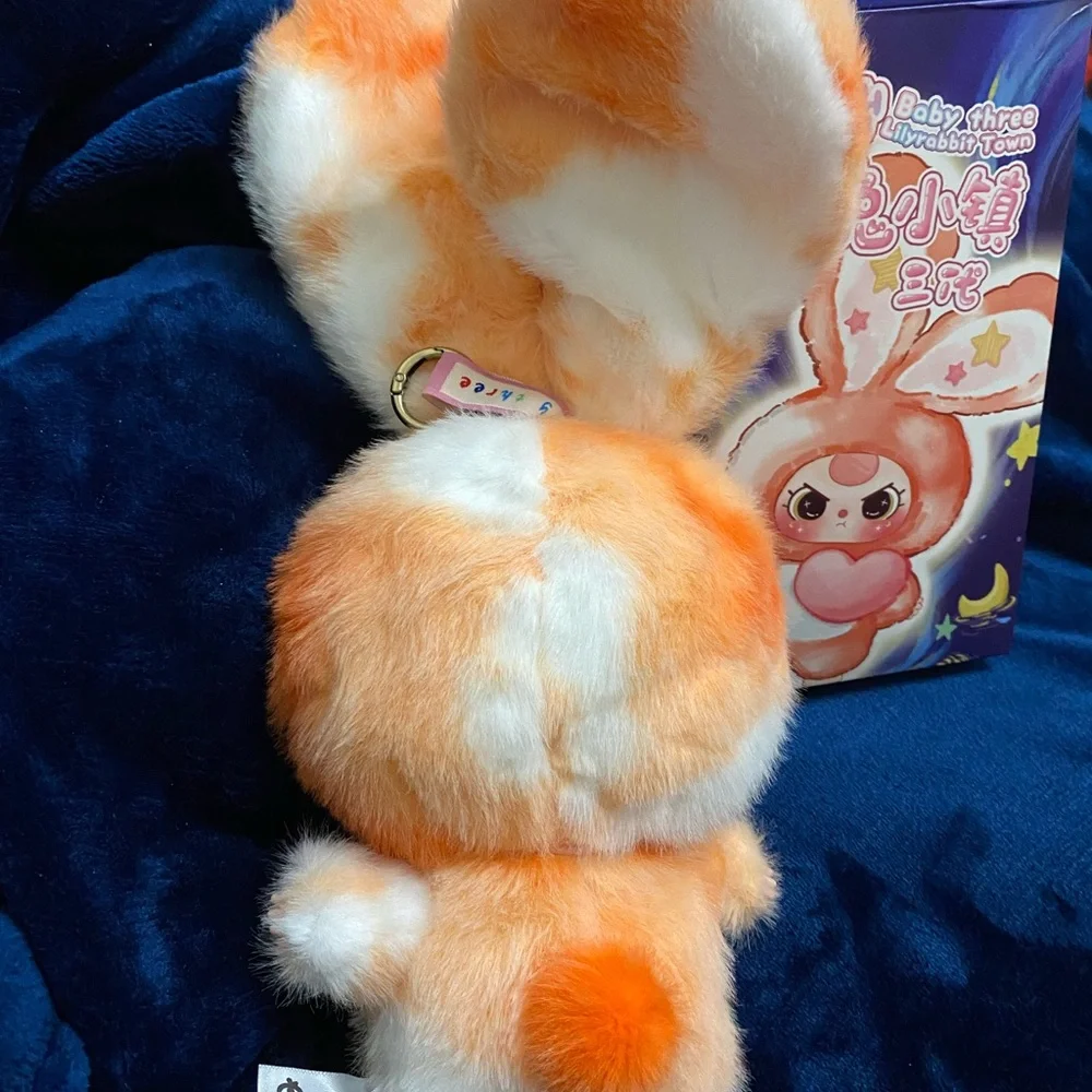 Baby Three Lilly Rabbit its Orange and White with Pink Heart - Picture 3 of 6